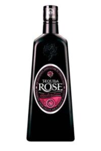 a bottle of tequila rose strawberry cream liquieur