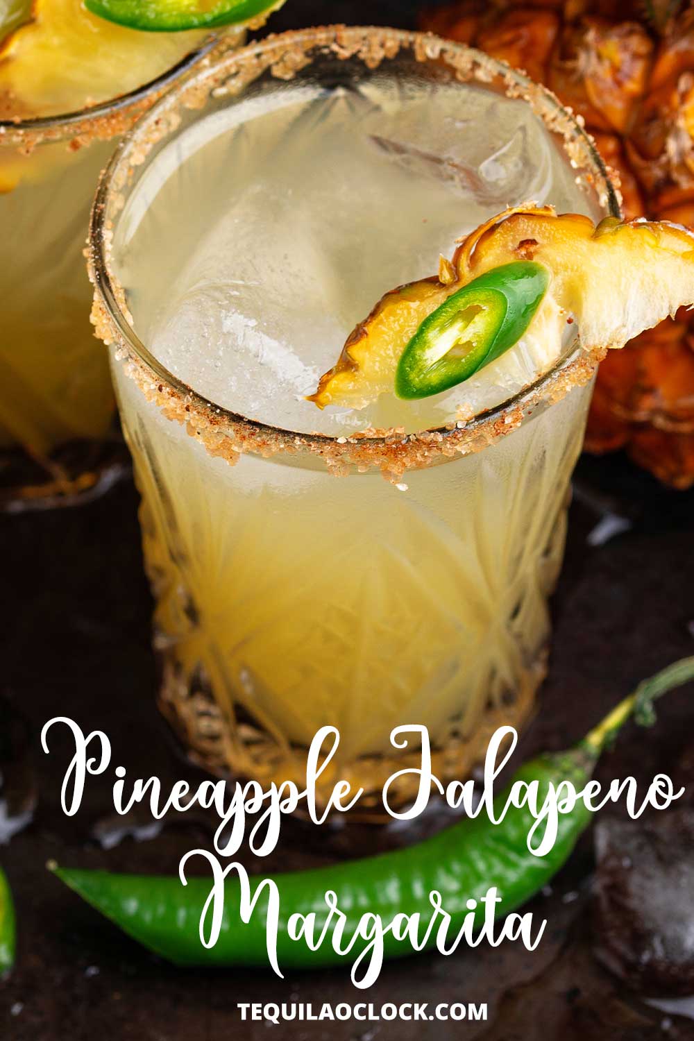 Classic Pineapple Jalapeño Margarita Tequila O'Clock
