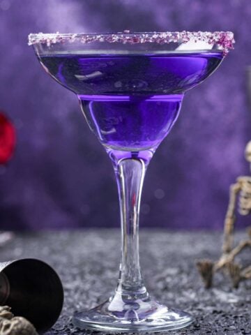 purple halloween margarita