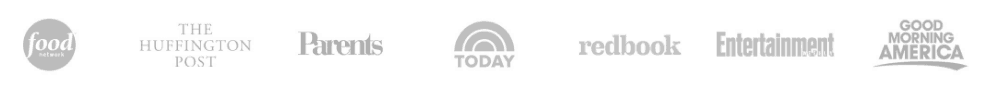 row of publication icons that Laura Fuentes has been featured on