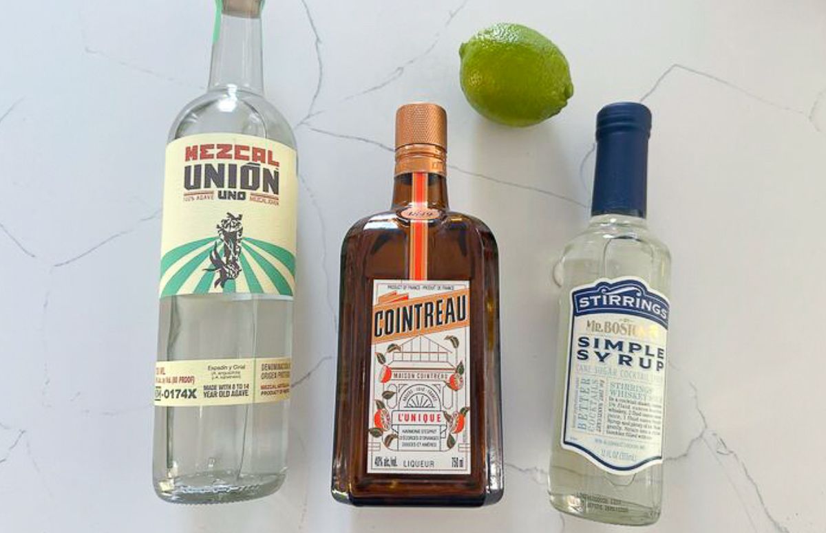 Mezcal Margarita ingredients