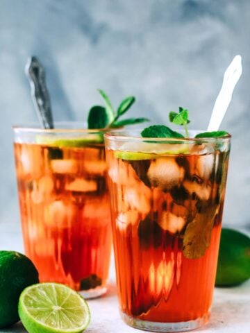 tequila and tea cocktail