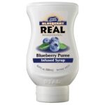 bottle of blueberry puree