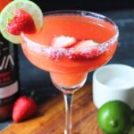 Strawberry Margarita made with Mix