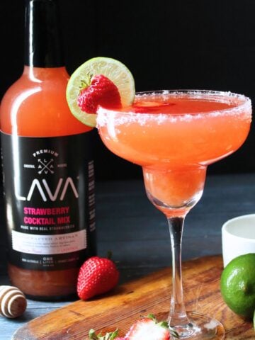 Strawberry Margarita made with Mix
