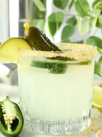 spicy pickle margarita